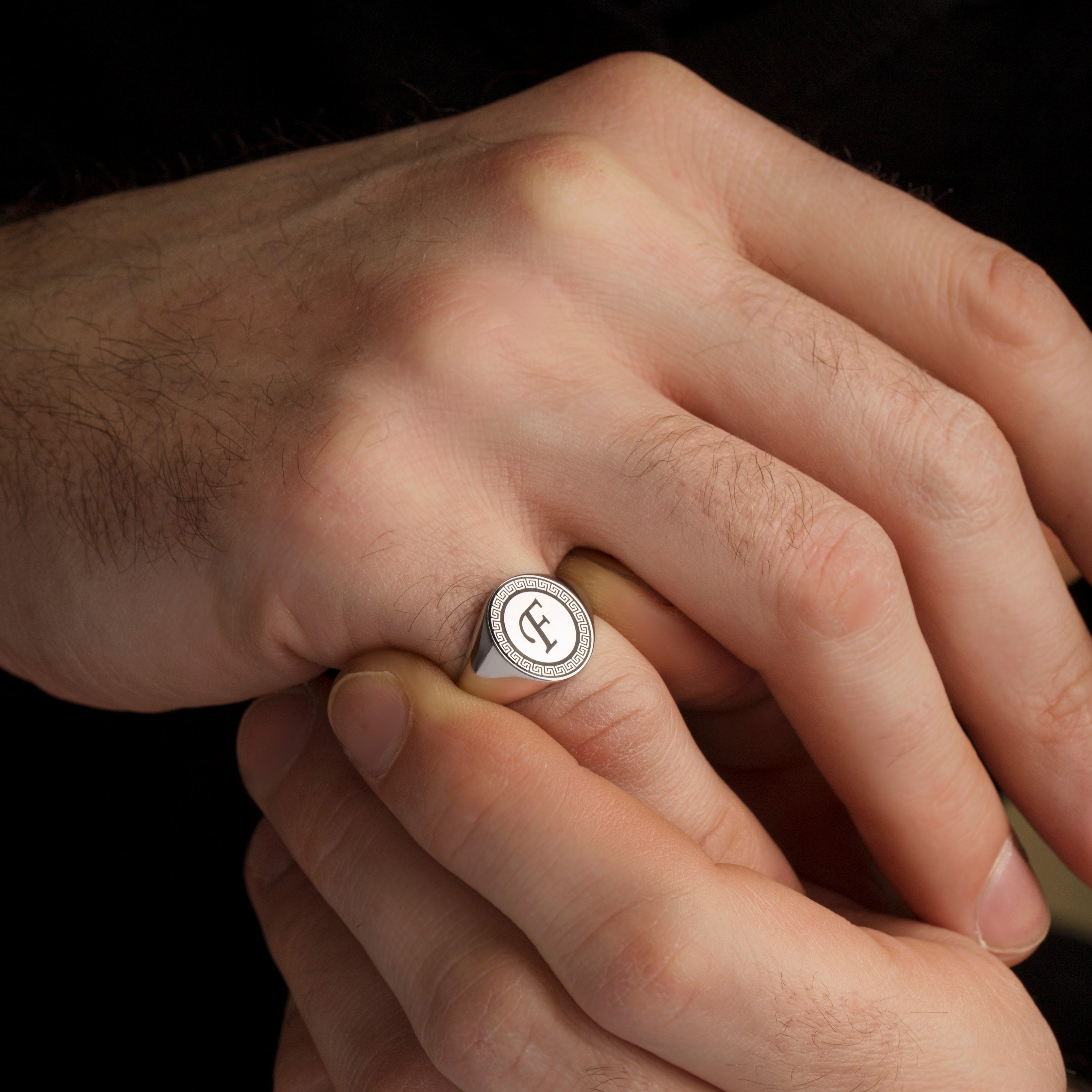 LETTER RING - Danelian Jewelry