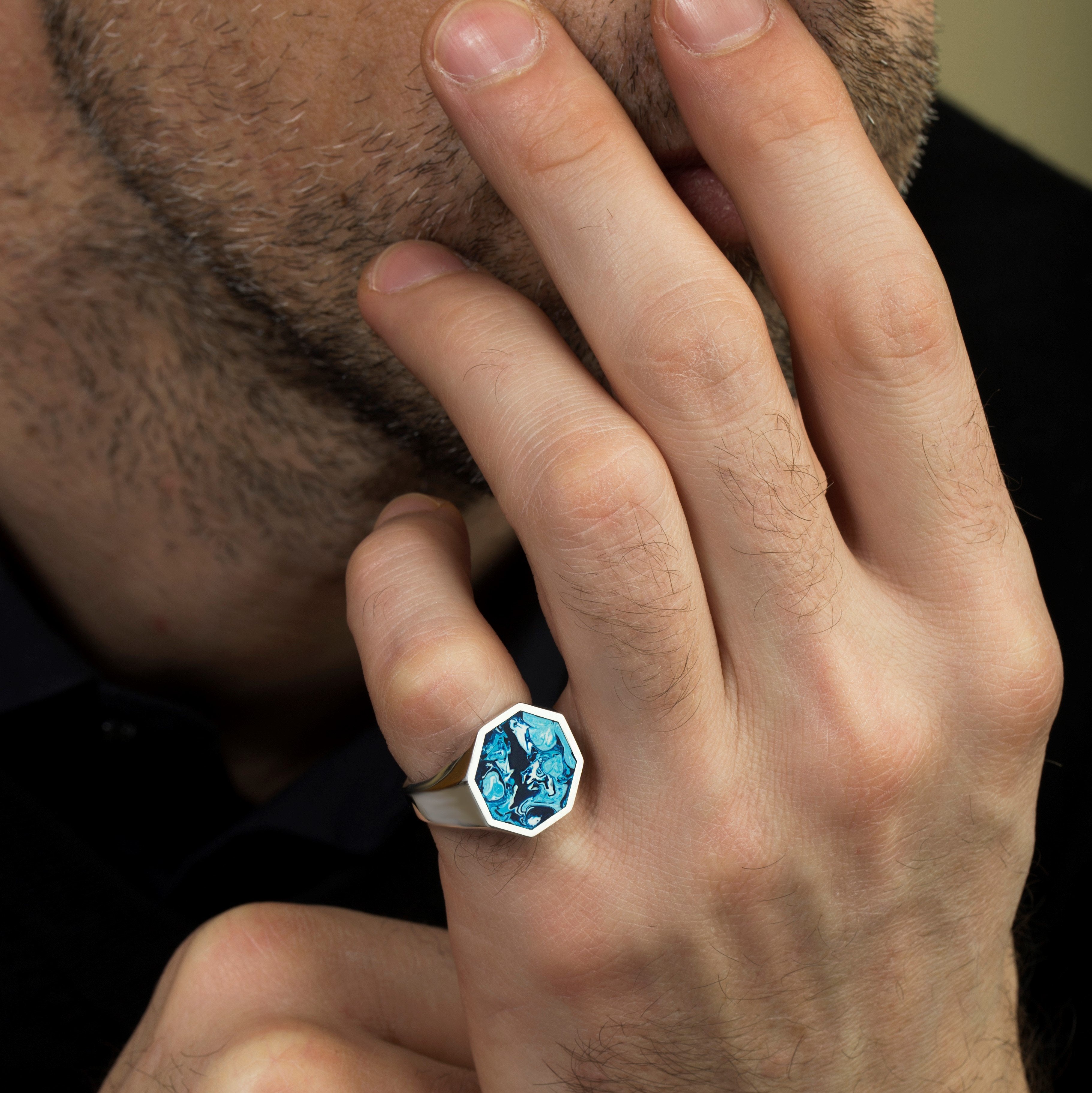 DEEP BLUE SEA RING - Danelian Jewelry