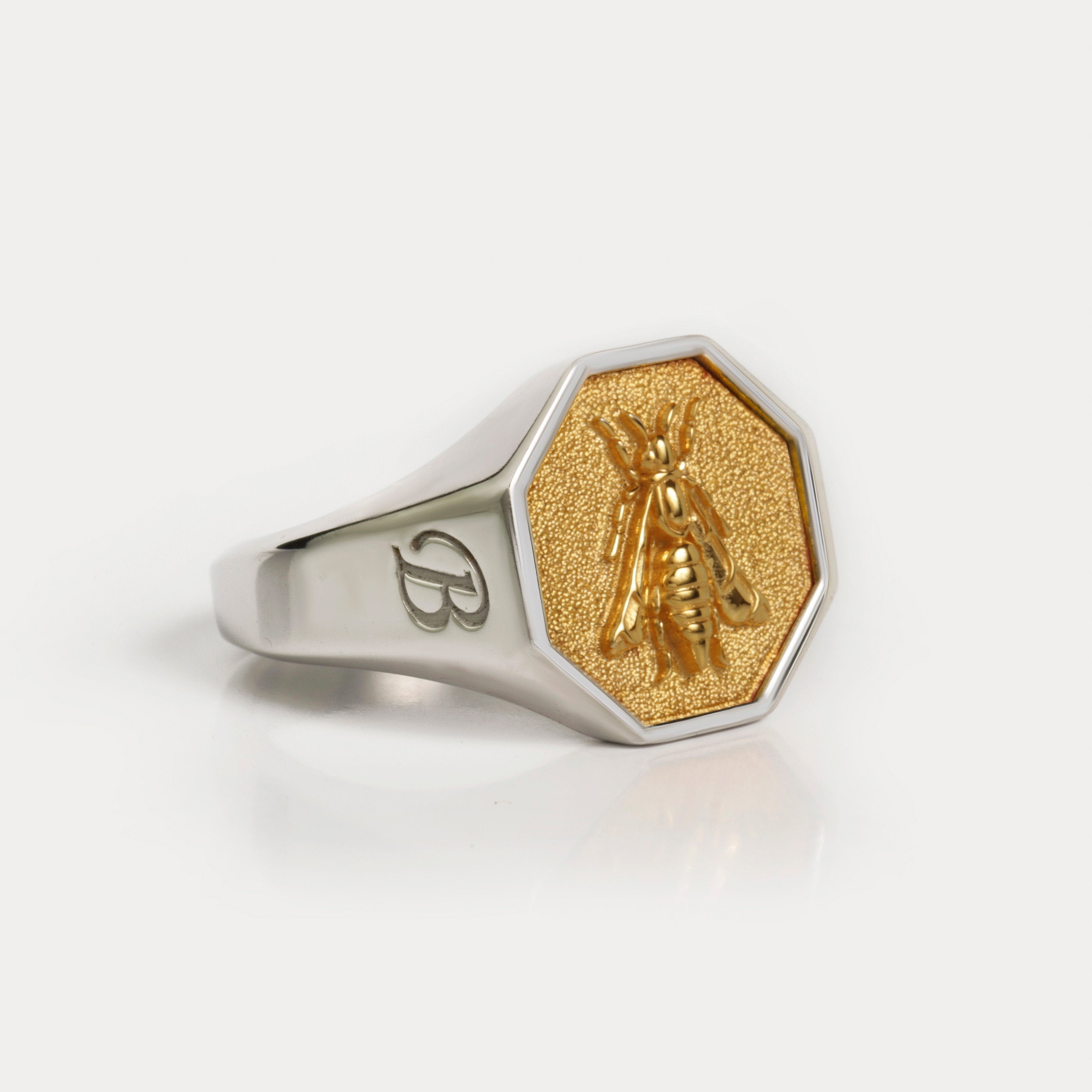 SILVER BEE RING - Danelian Jewelry