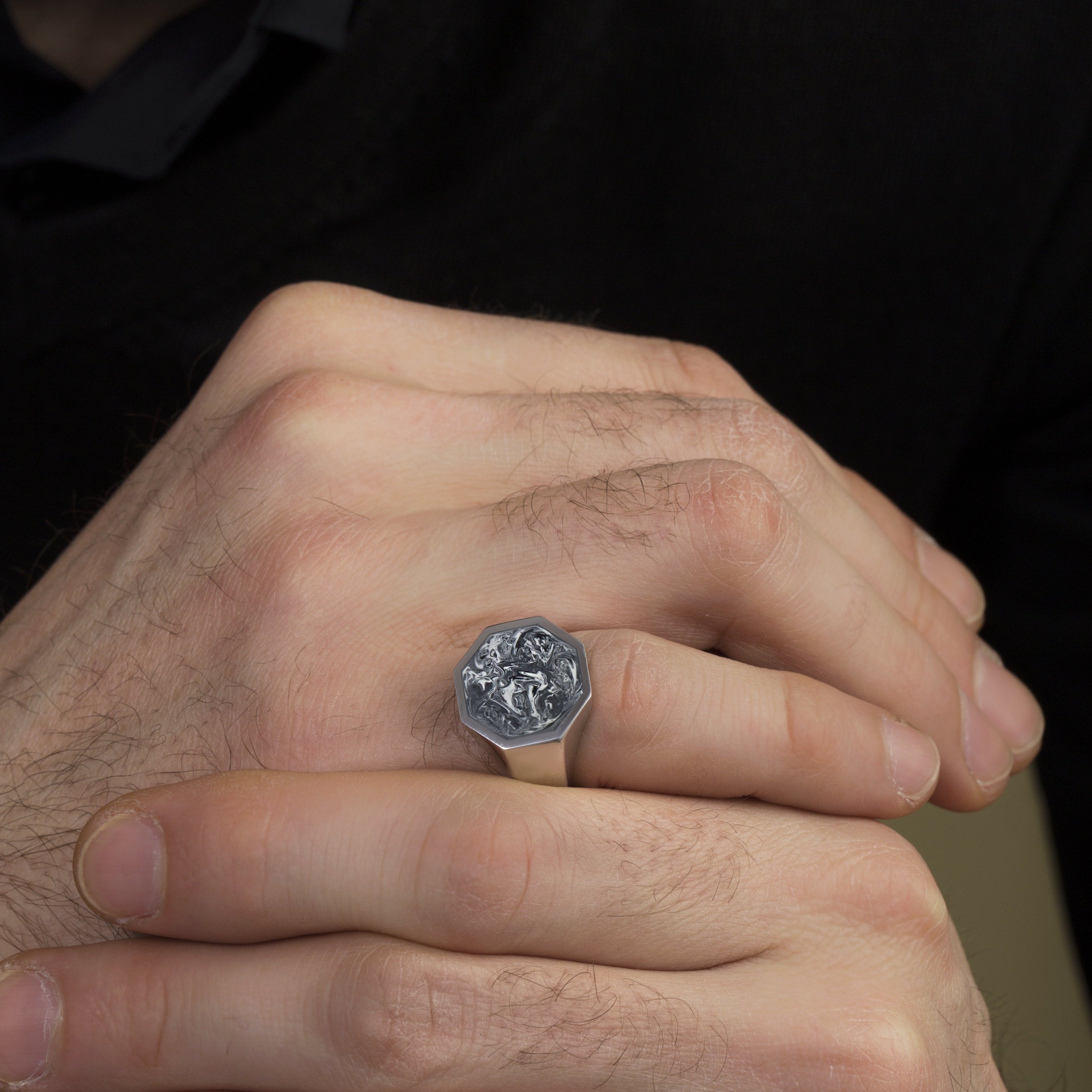 METEORITE RING - Danelian Jewelry