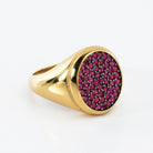 RUBY SIGNET RING - Danelian Jewelry