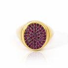 RUBY SIGNET RING - Danelian Jewelry