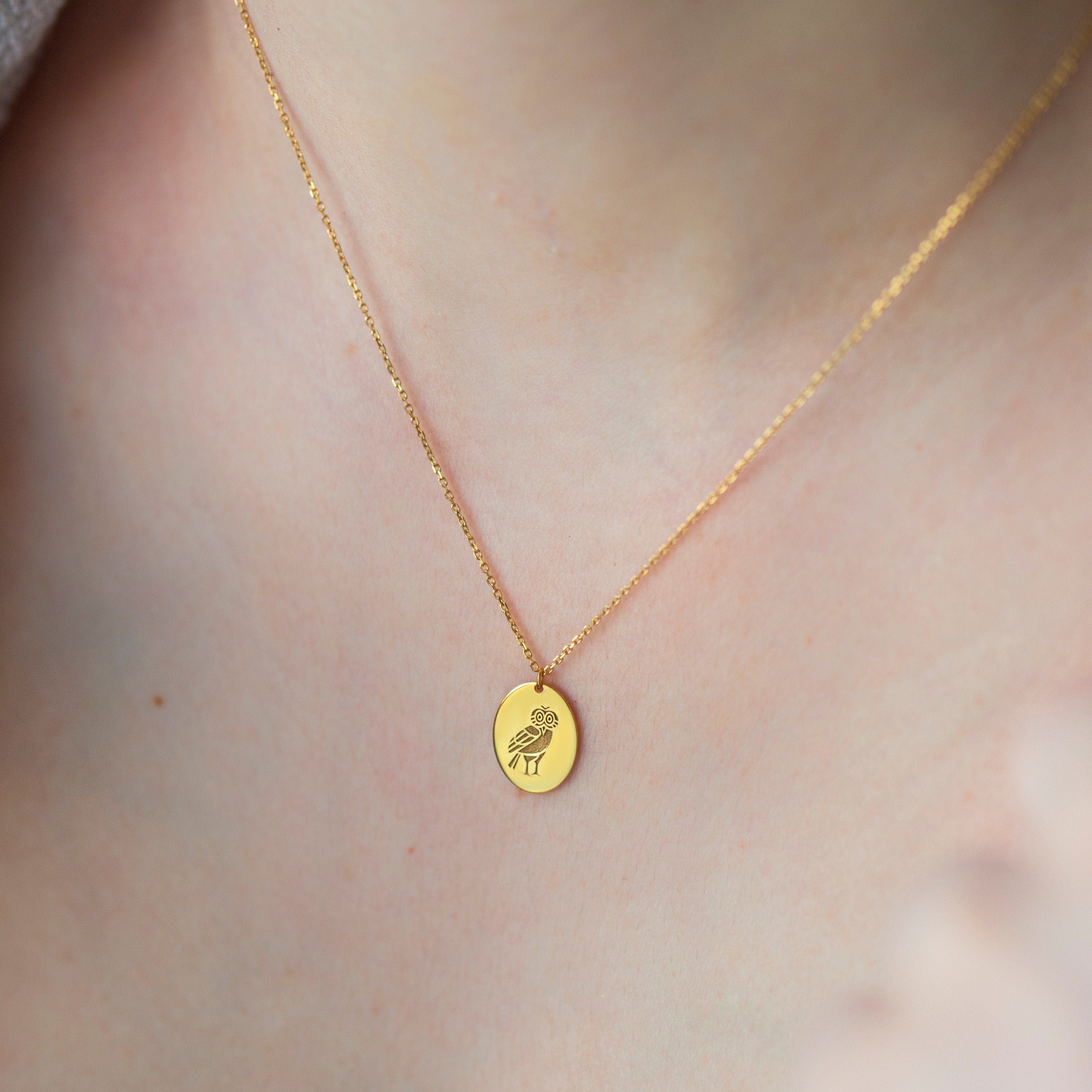 OWL NECKLACE - Danelian Jewelry