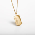 ENGRAVED TAG NECKLACE - Danelian Jewelry