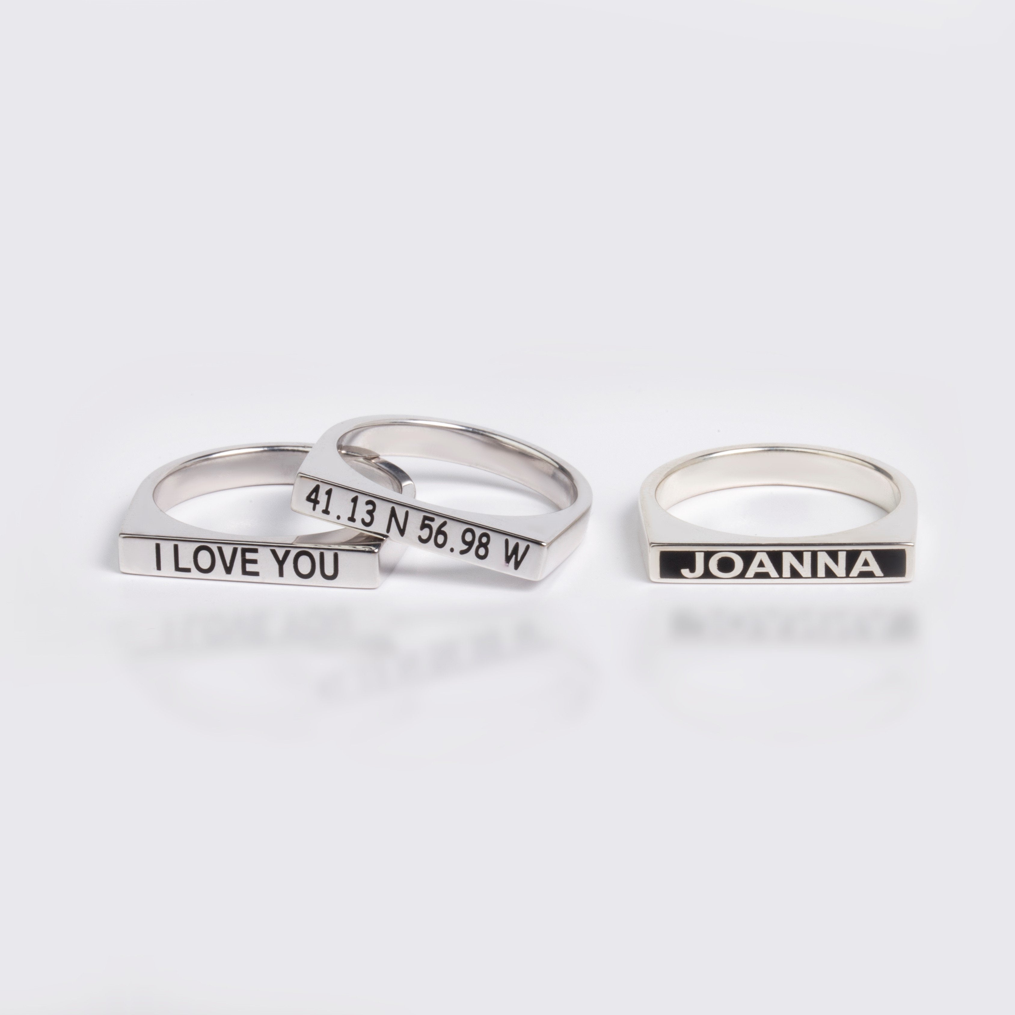 CUSTOM ENGRAVED RING - Danelian Jewelry