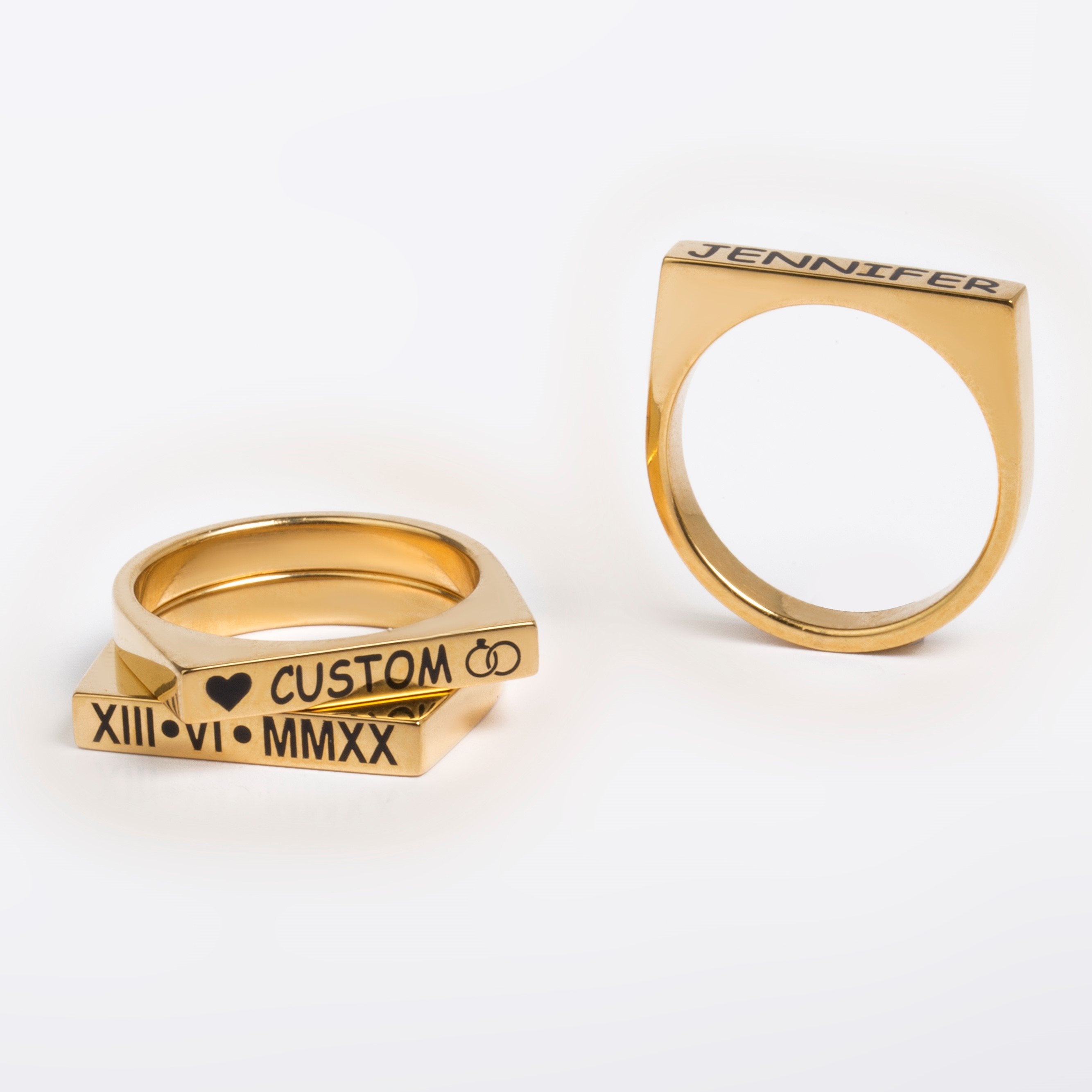 CUSTOM ENGRAVED RING - Danelian Jewelry