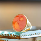 CARNELIAN MOON RING - Danelian Jewelry