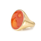 CARNELIAN MOON RING - Danelian Jewelry