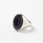 LARGE SANDSTONE SIGNET RING - Danelian Jewelry