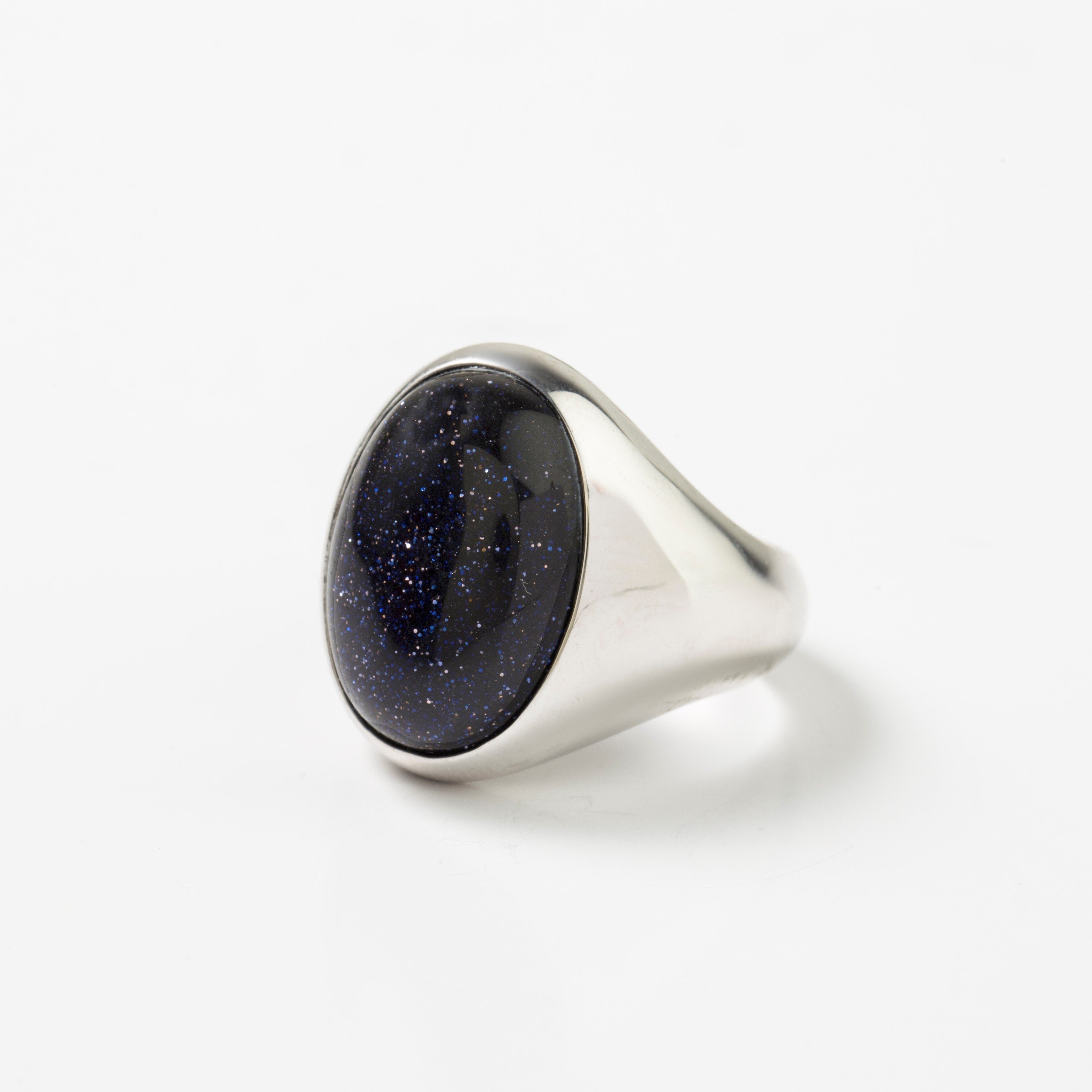 LARGE SANDSTONE SIGNET RING - Danelian Jewelry