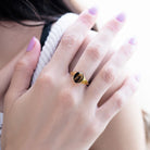 MINIMALIST GEMSTONE SIGNET RING - Danelian Jewelry