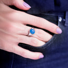 MINIMALIST GEMSTONE SIGNET RING - Danelian Jewelry