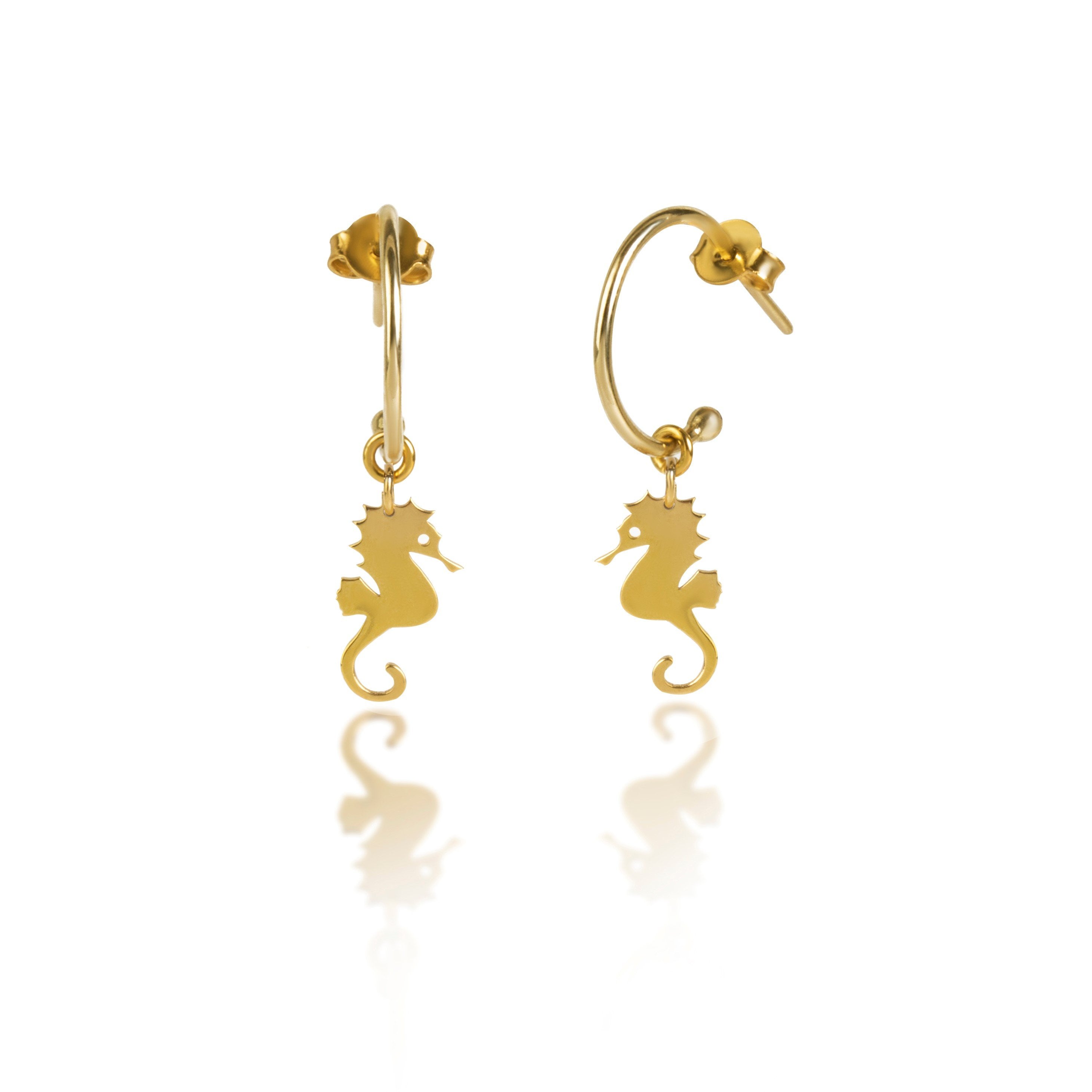 SEAHORSE EARRING - Danelian Jewelry