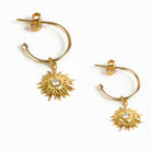 DIAMOND SUN EARRING - Danelian Jewelry
