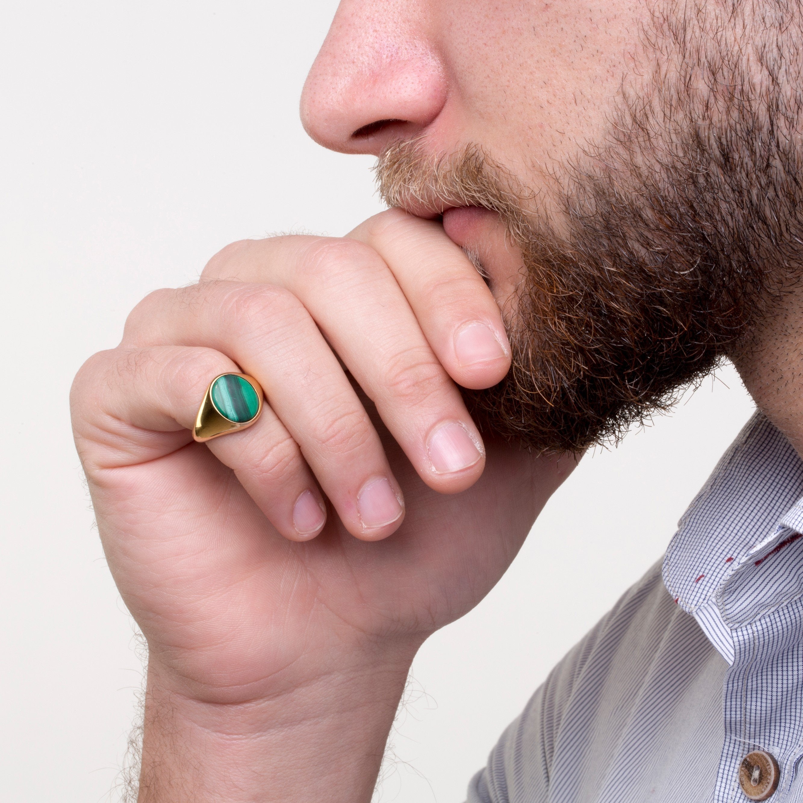 MALACHITE RING - Danelian Jewelry