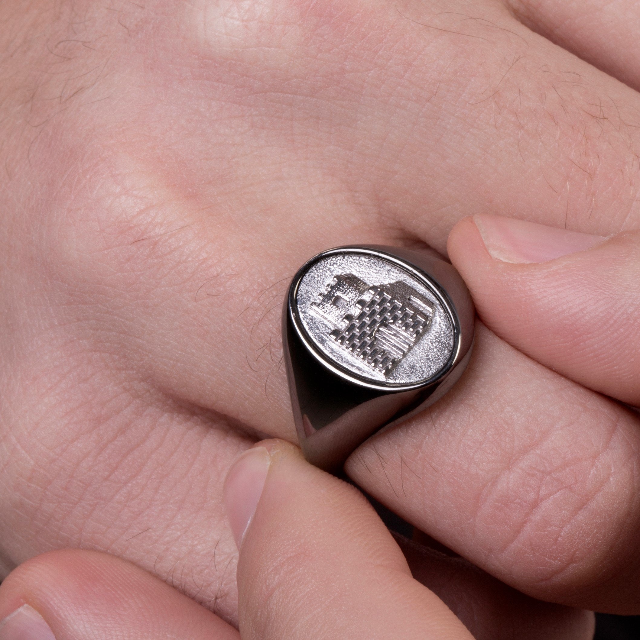 Castle Signet Ring - Danelian Jewelry