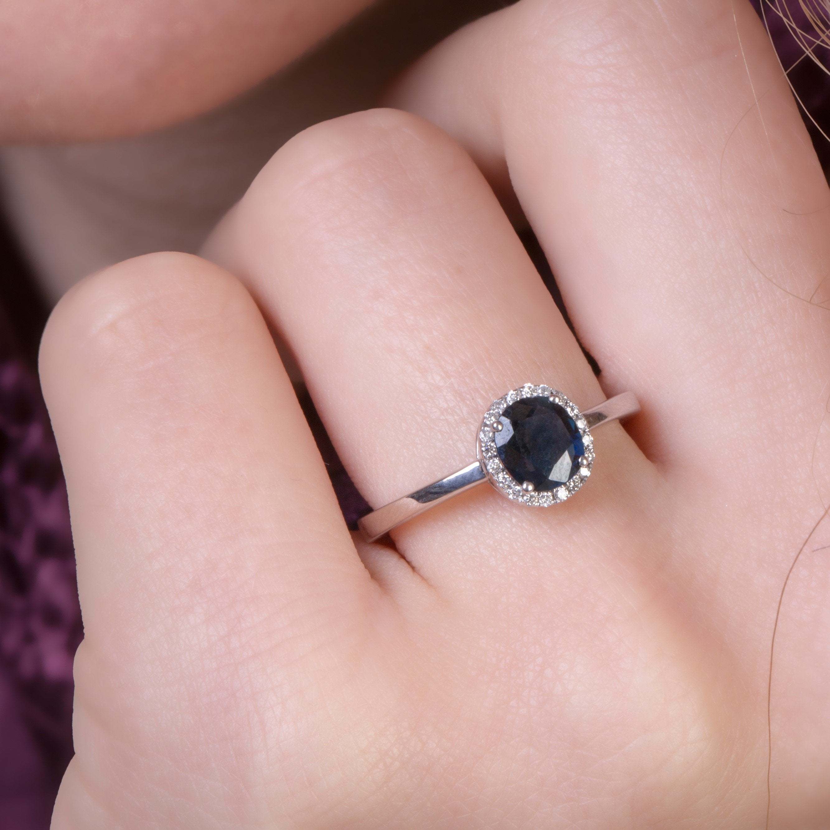 SAPPHIRE DIAMOND RING - Danelian Jewelry