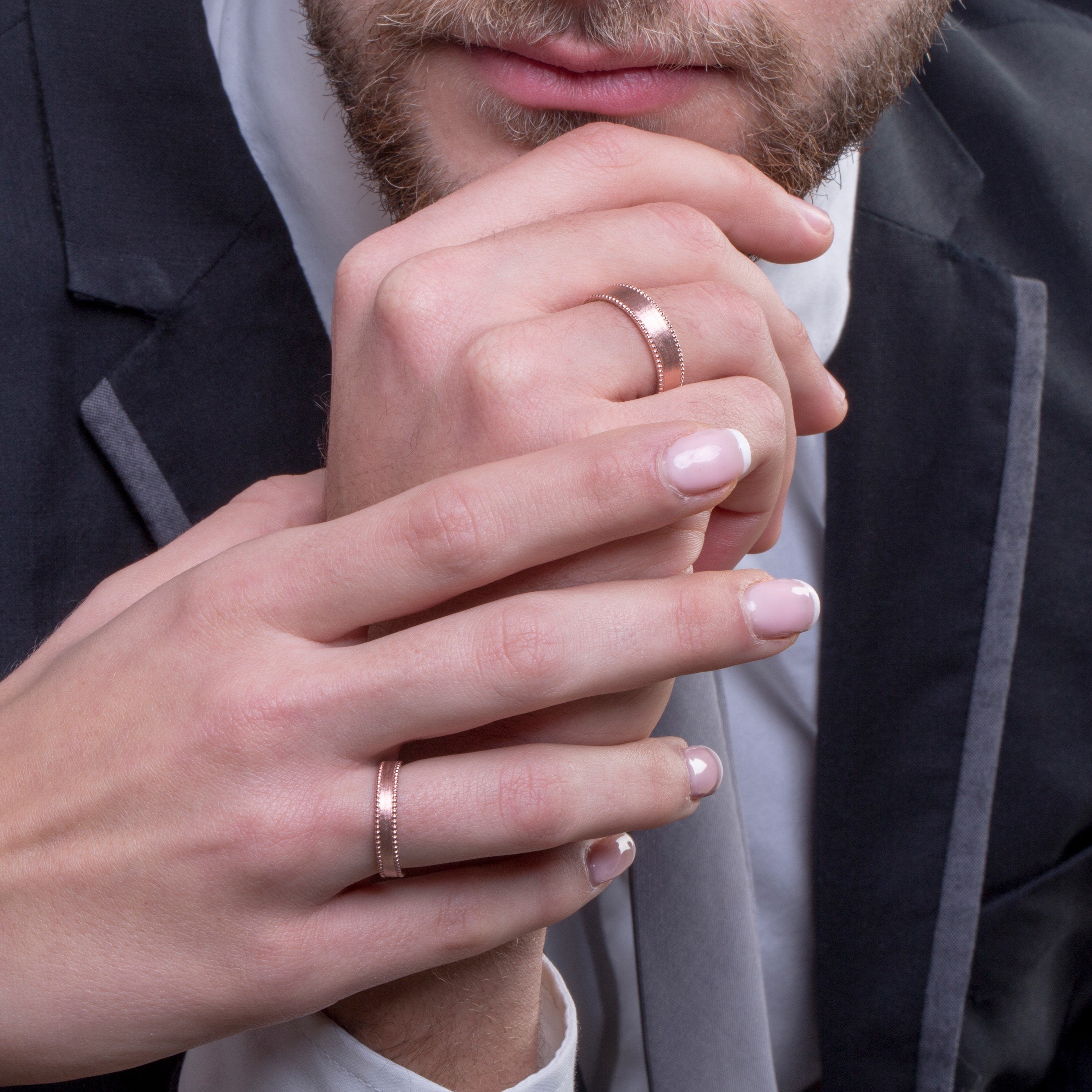 WEDDING RING SET - Danelian Jewelry