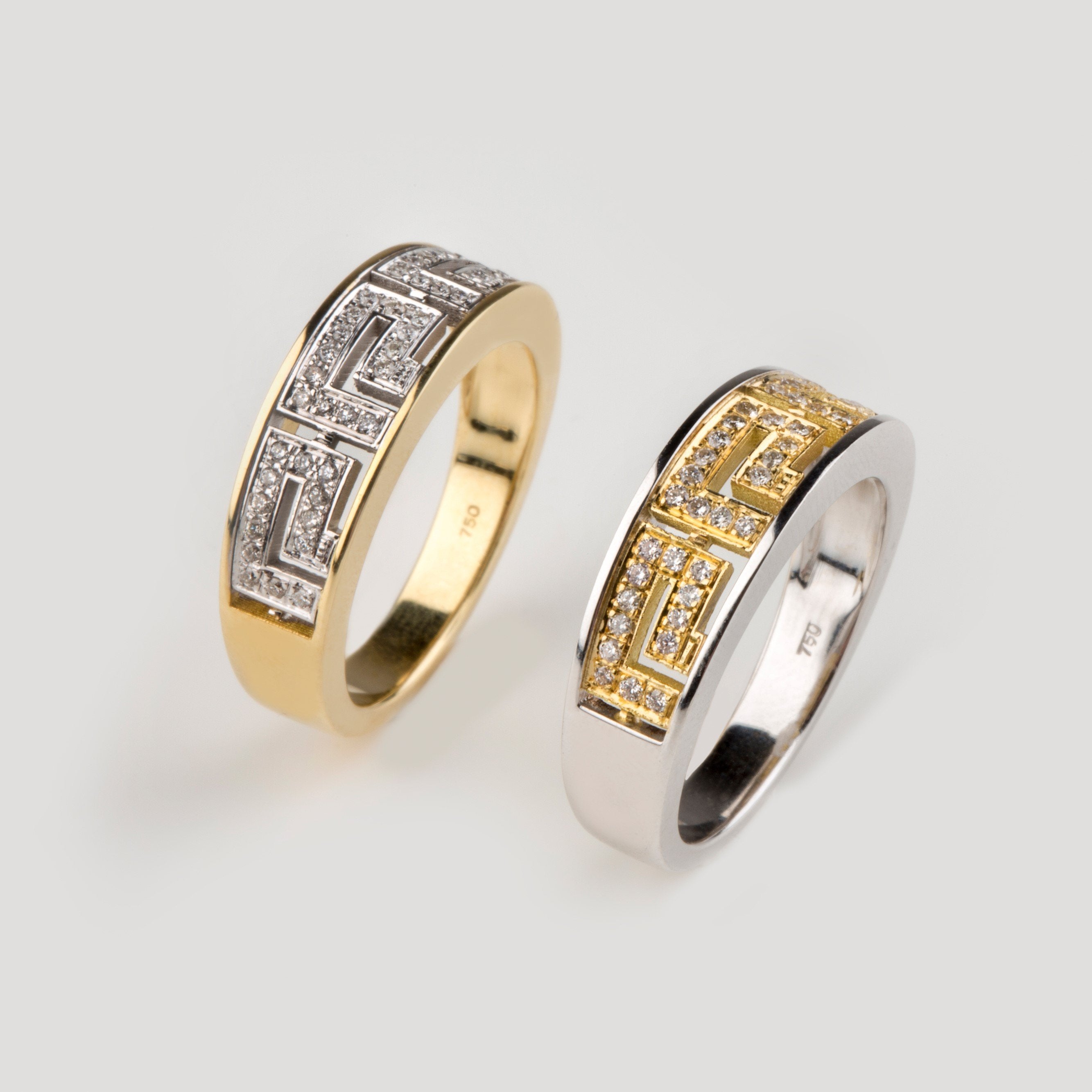 GREEK KEY BAND - Danelian Jewelry
