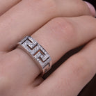 GREEK KEY BAND - Danelian Jewelry