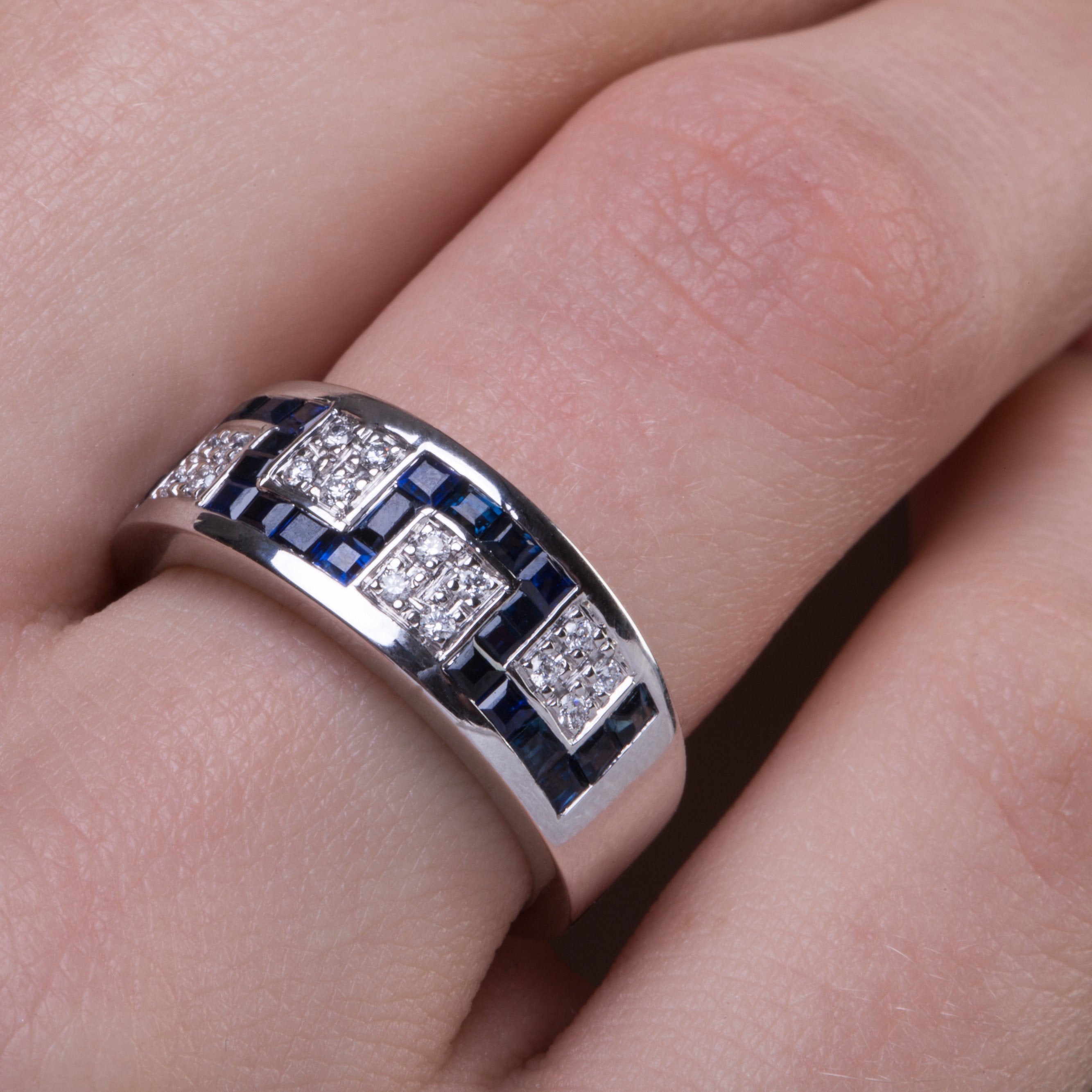 GREEK KEY BAND - Danelian Jewelry