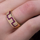 GREEK KEY BAND - Danelian Jewelry