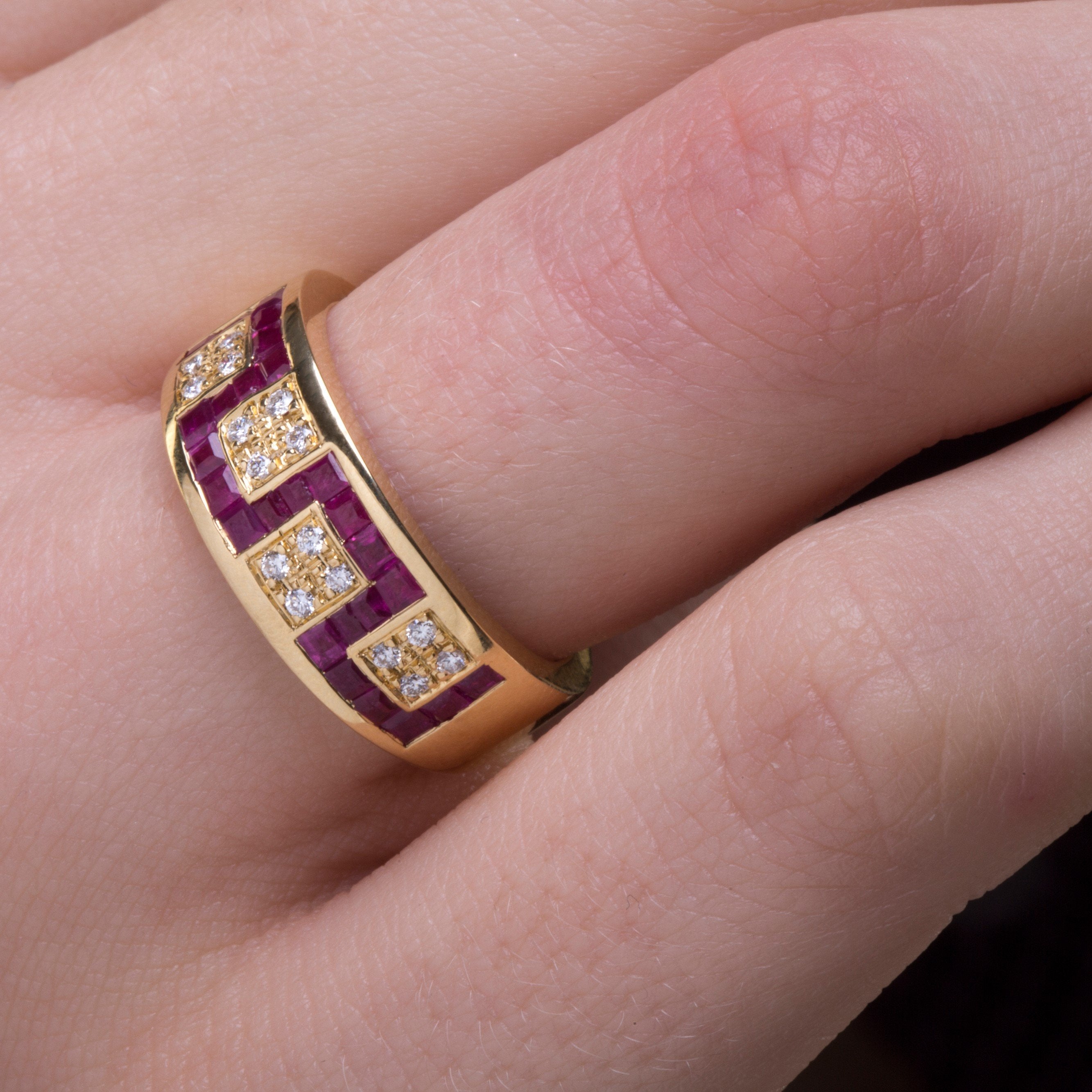 GREEK KEY BAND - Danelian Jewelry