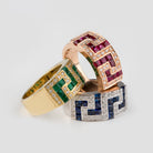 GREEK KEY RING - Danelian Jewelry