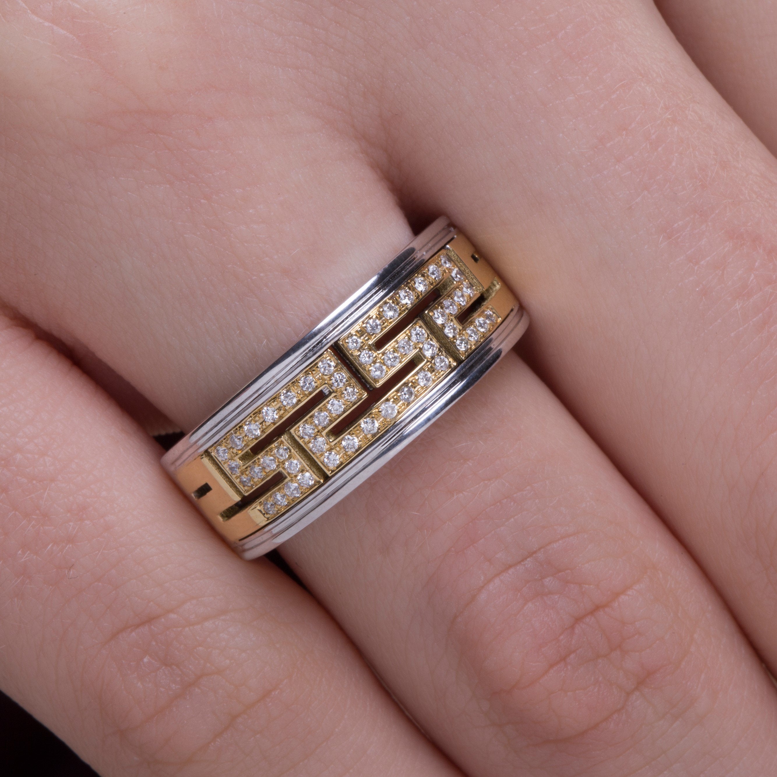 GREEK KEY BAND - Danelian Jewelry
