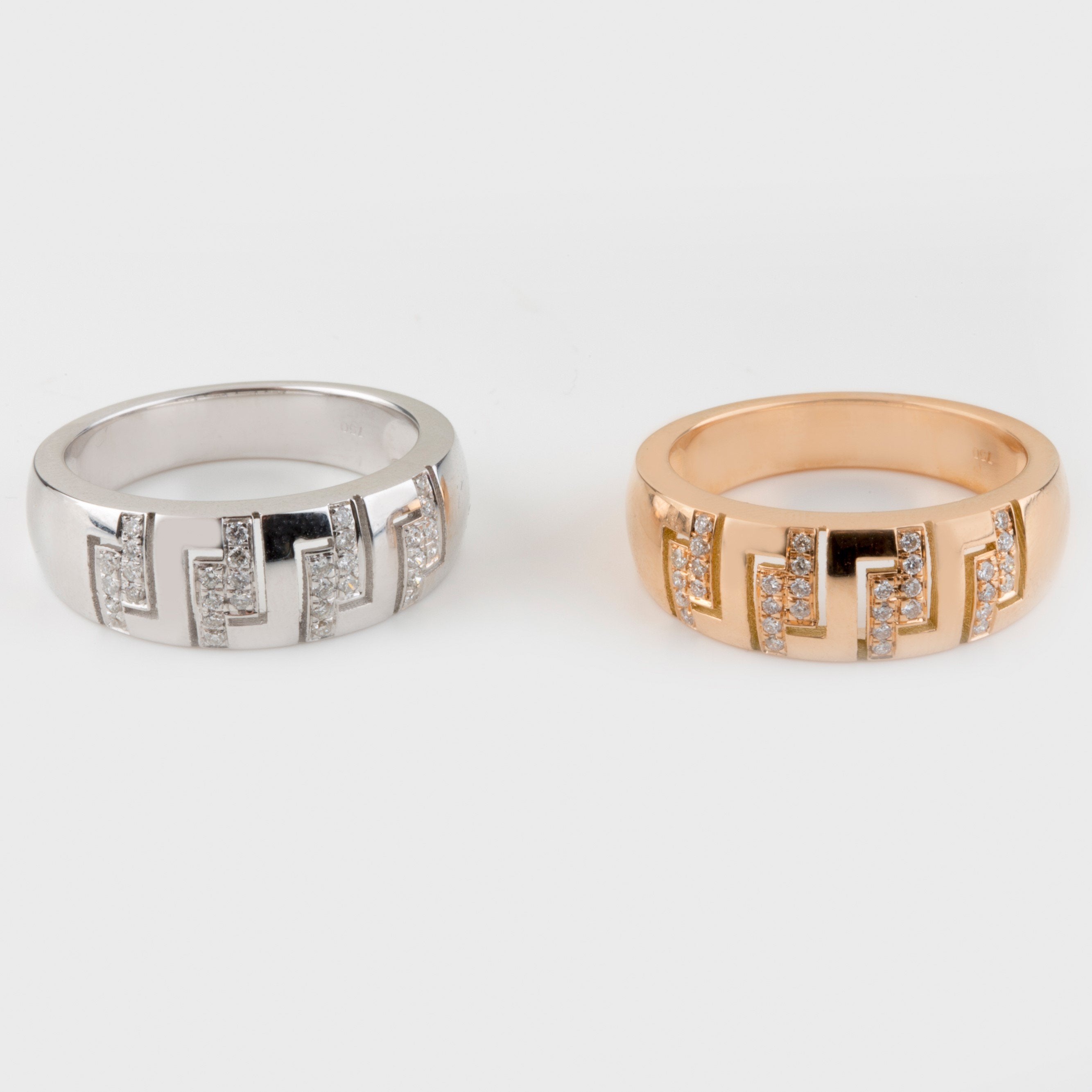 GREEK KEY BAND - Danelian Jewelry