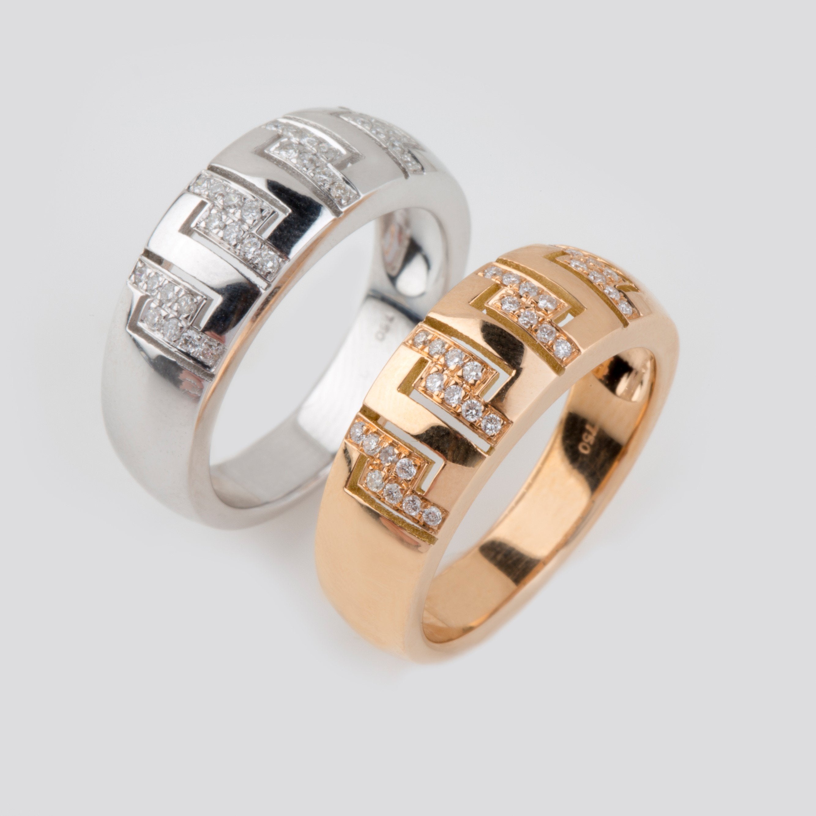 GREEK KEY BAND - Danelian Jewelry