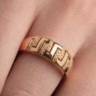GREEK KEY BAND - Danelian Jewelry