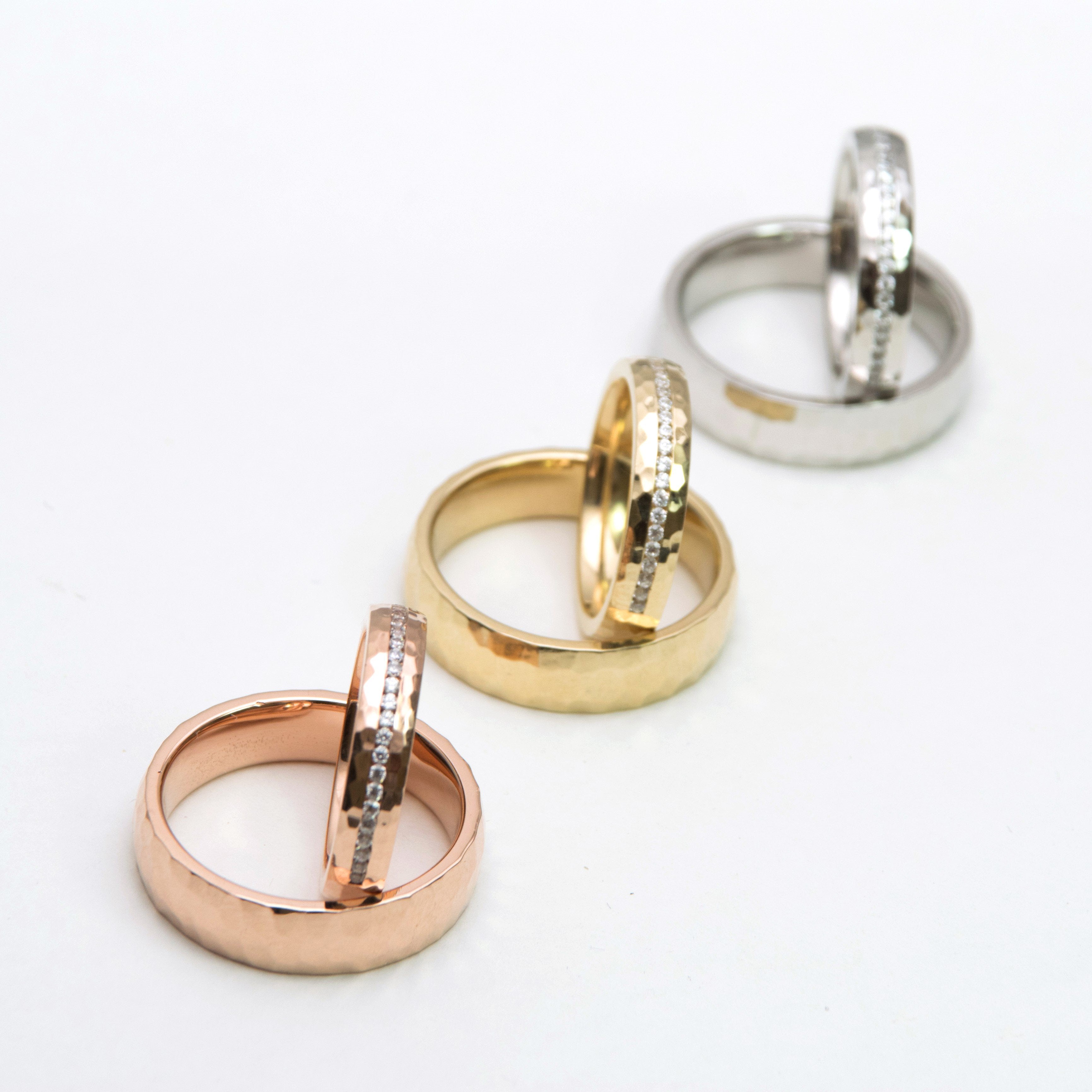 DIAMOND WEDDING BAND SET - Danelian Jewelry
