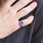 LAPIS LAZULI SIGNET RING - Danelian Jewelry
