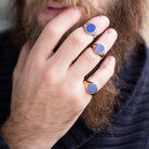 LAPIS LAZULI SIGNET RING - Danelian Jewelry
