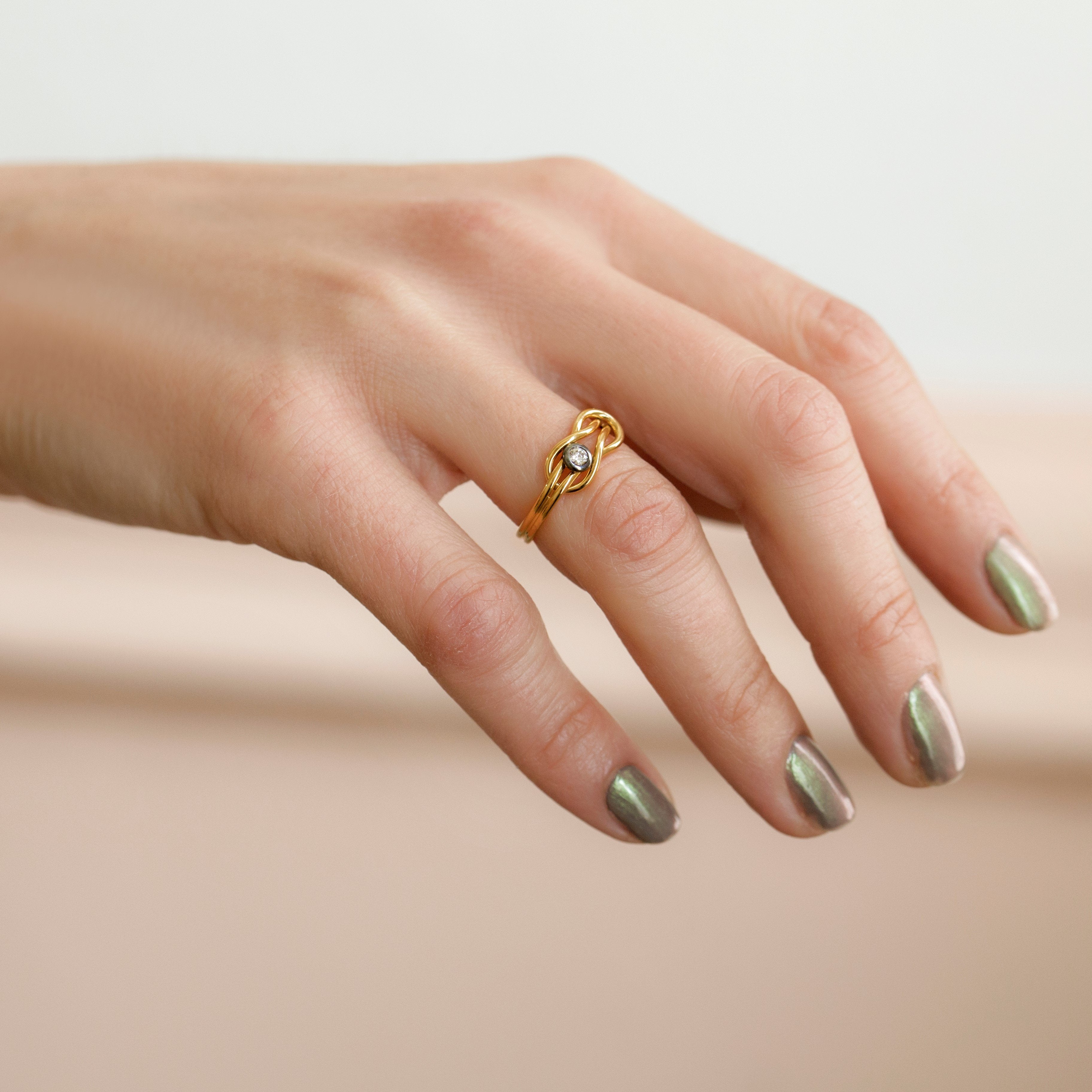 KNOT DIAMOND RING - Danelian Jewelry