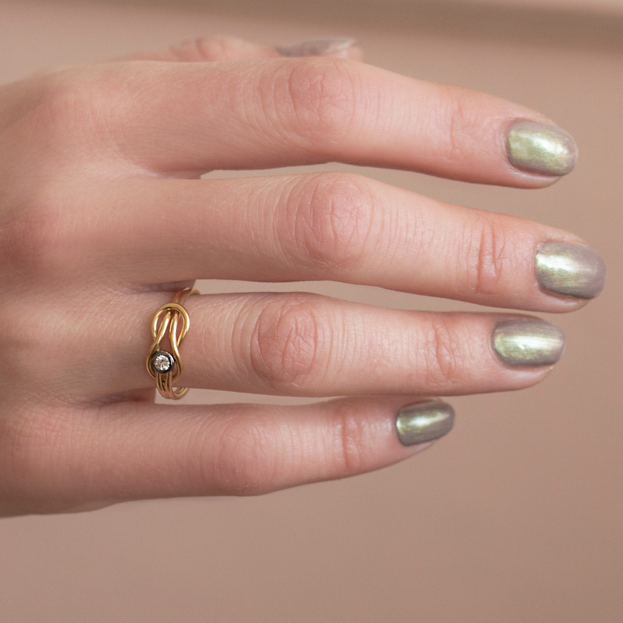 KNOT DIAMOND RING - Danelian Jewelry