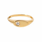 DIAMOND SIGNET RING - Danelian Jewelry