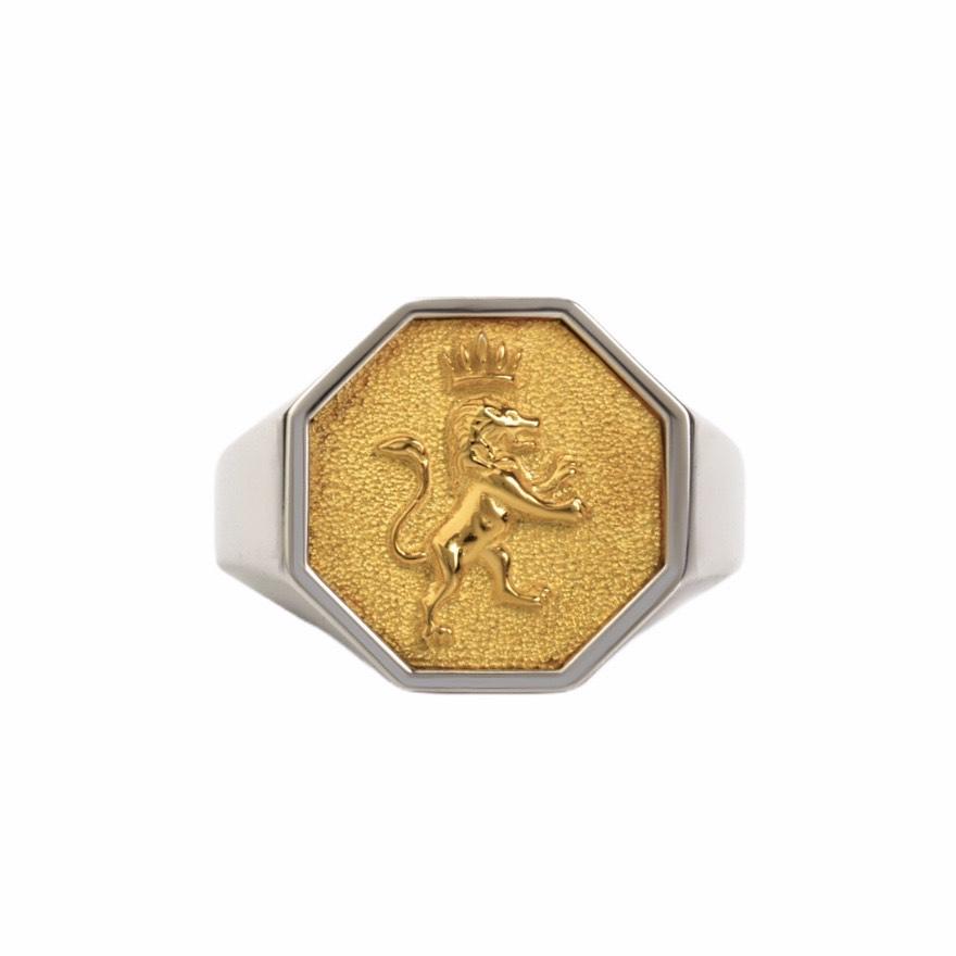 SILVER LION RING - Danelian Jewelry
