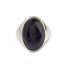 LARGE SANDSTONE SIGNET RING - Danelian Jewelry