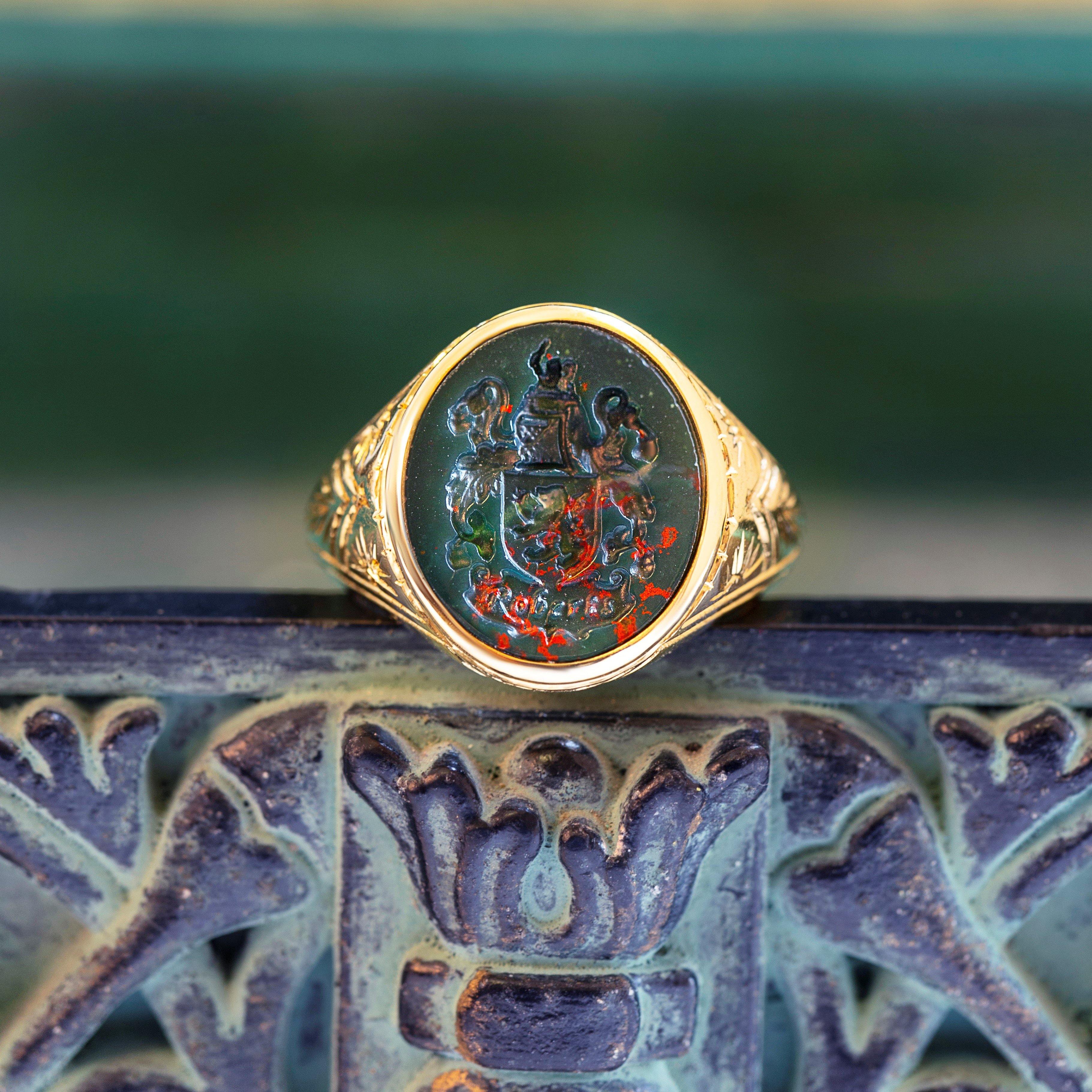 BLOODSTONE ROBERTS RING - Danelian Jewelry