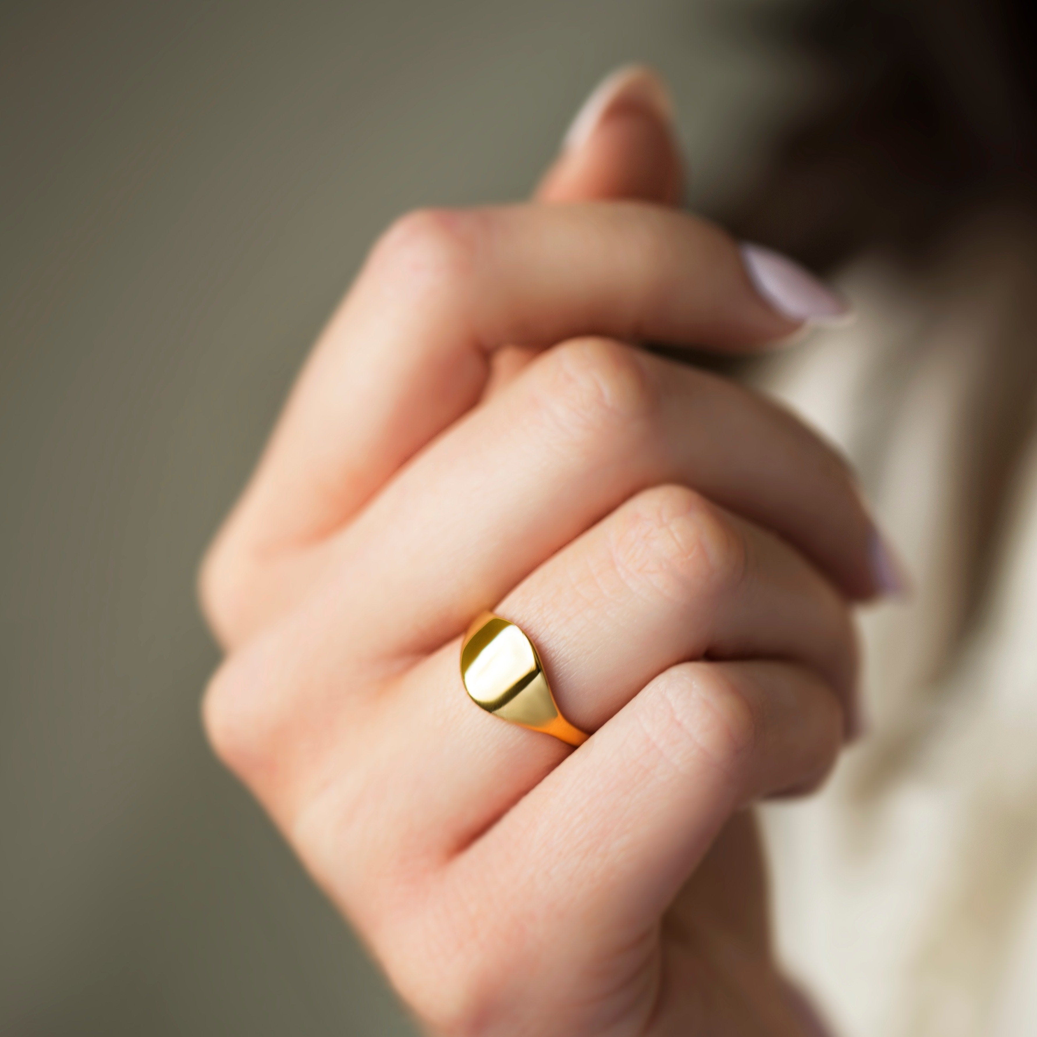 OVAL SIGNET RING - Danelian Jewelry