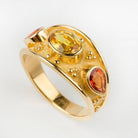 CITRINE BYZANTINE RING - Danelian Jewelry