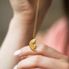 MOON NECKLACE - Danelian Jewelry