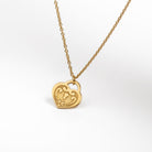 VICTORIAN HEART KEY NECKLACE - Danelian Jewelry
