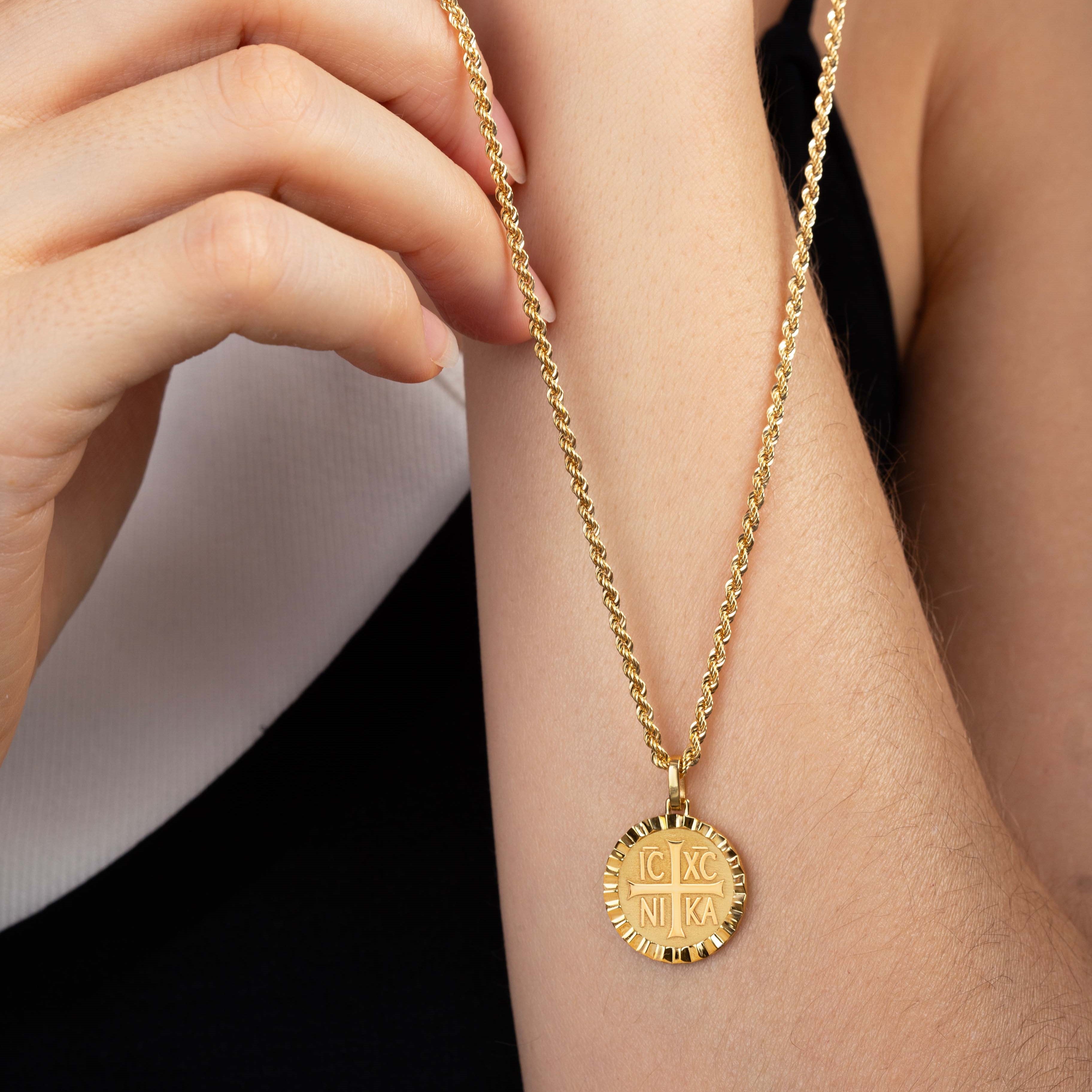 SUNSHINE CONSTANTINE CROSS NECKLACE – Danelian Jewelry