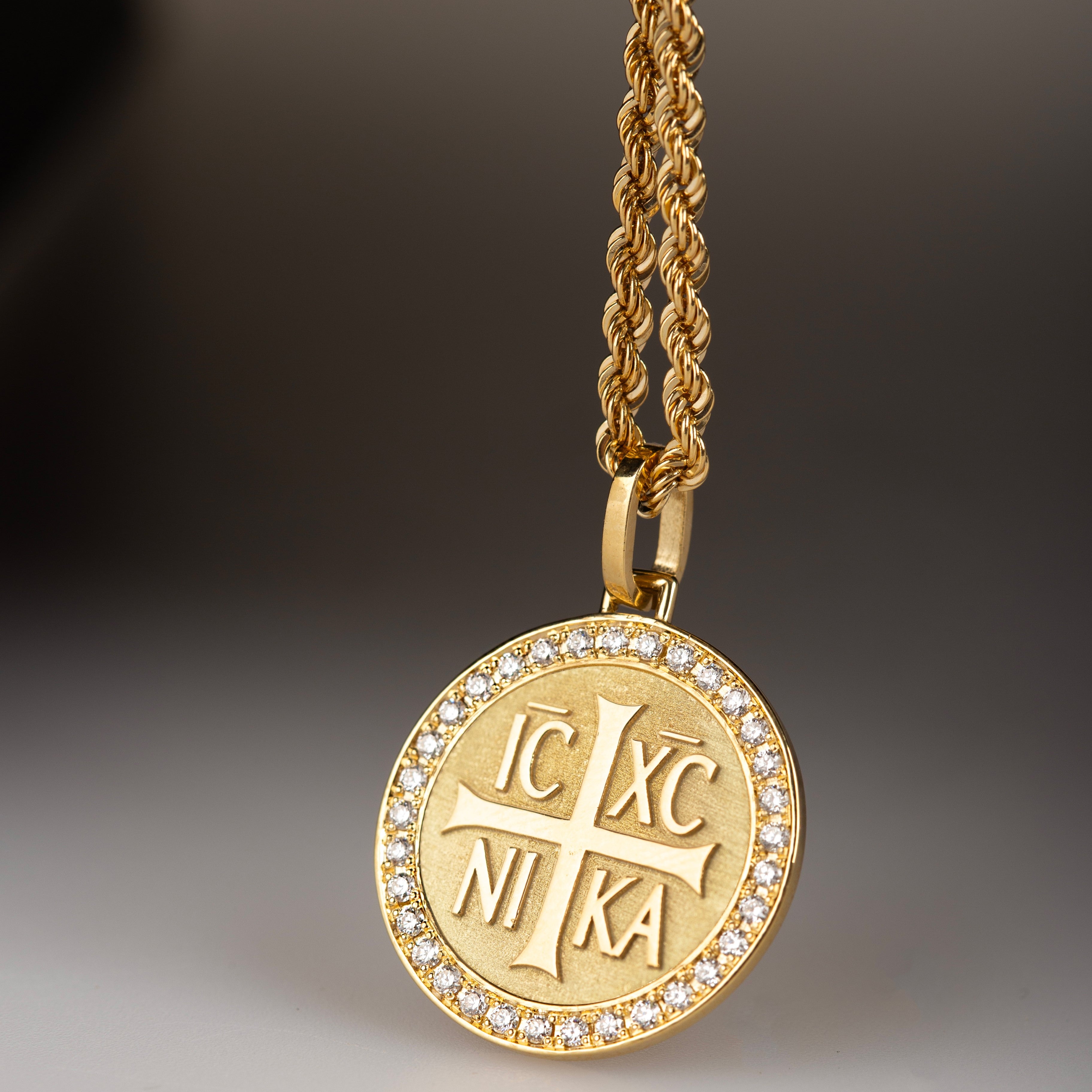 DIAMOND ICXC NIKA NECKLACE – Danelian Jewelry