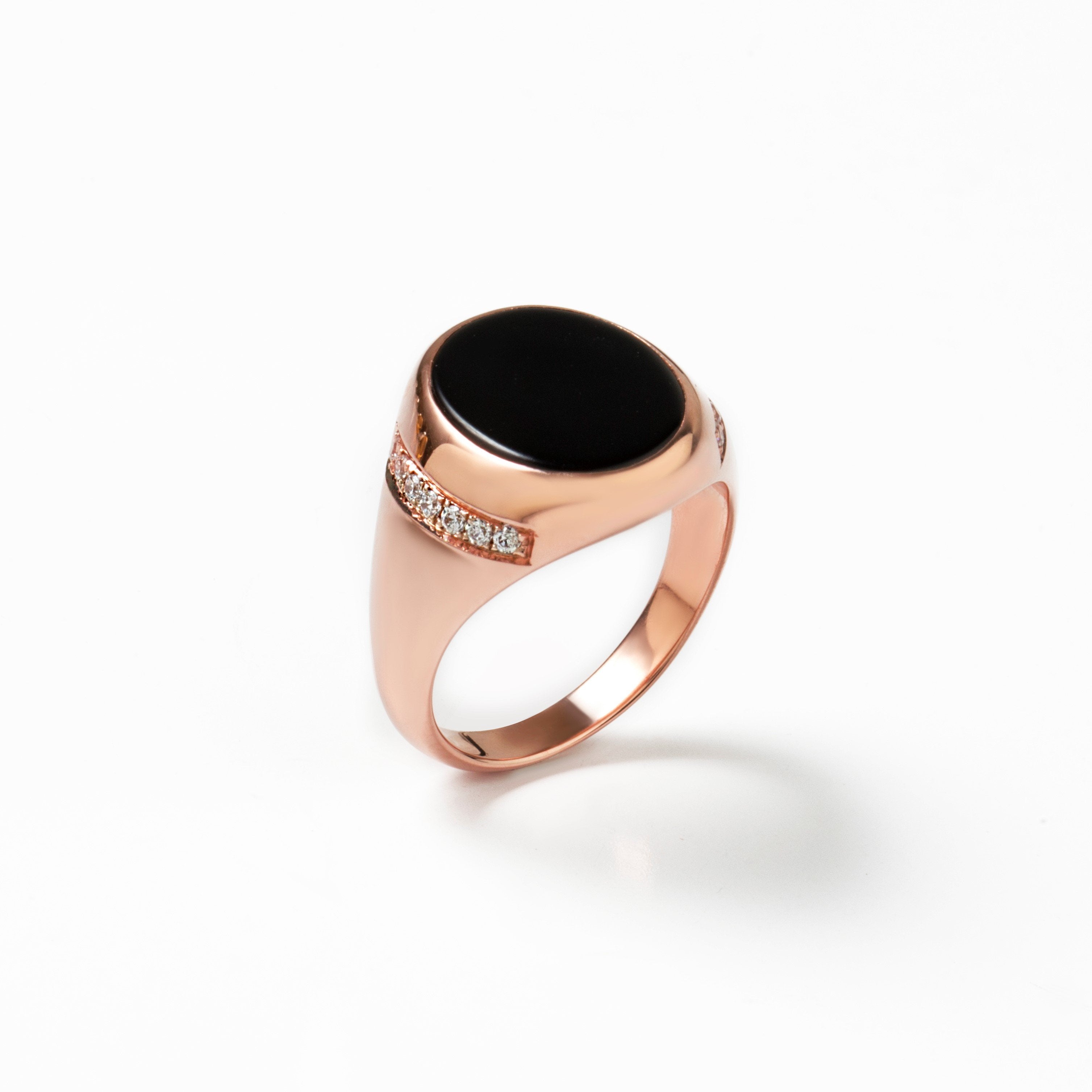 ONYX DIAMOND RING - Danelian Jewelry