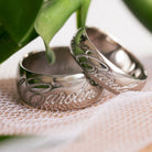 ENGRAVED WEDDING BAND SET - Danelian Jewelry
