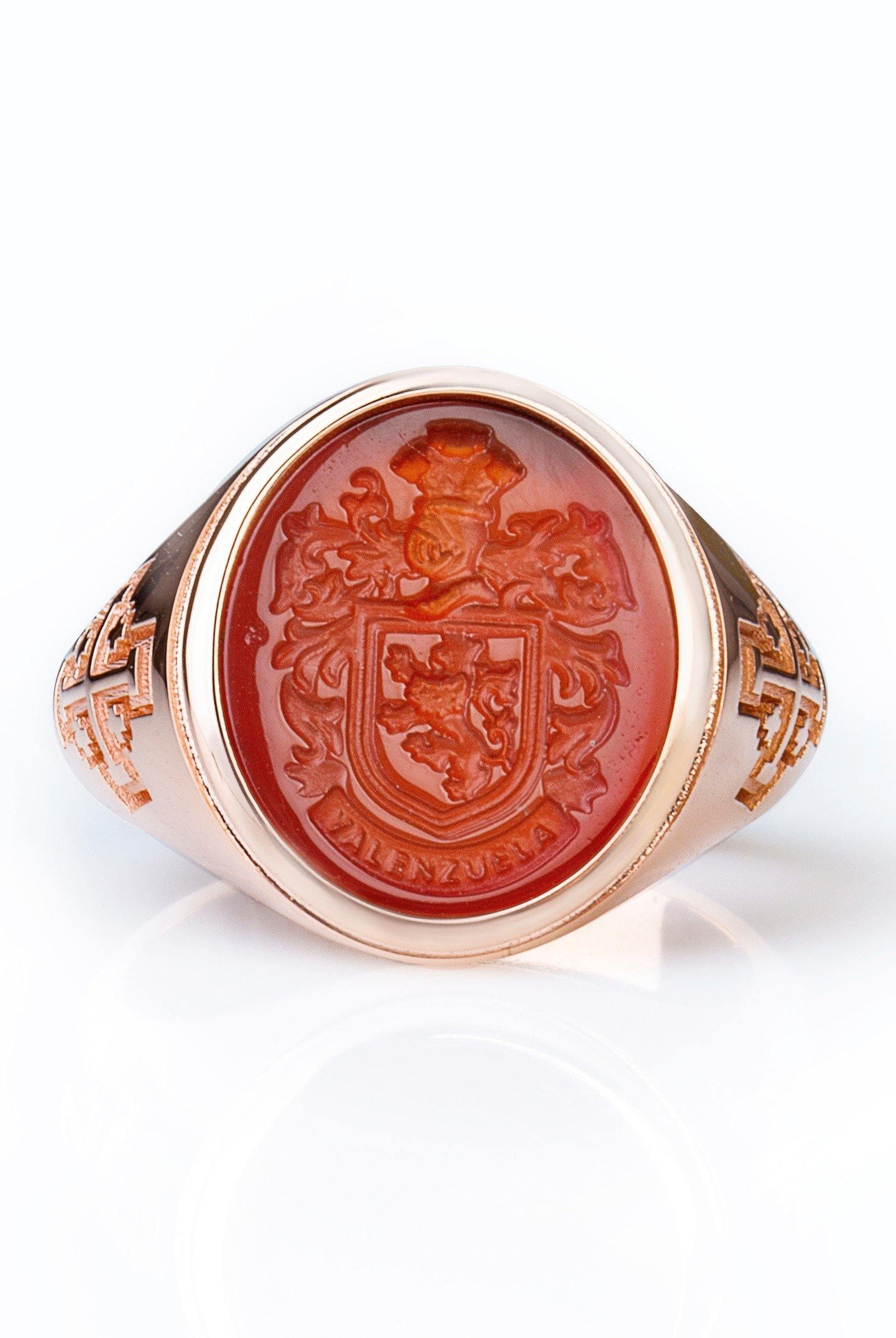 CARNELIAN VALENZUELA RING - Danelian Jewelry